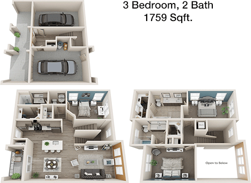 1,759 sq ft floorplan layout