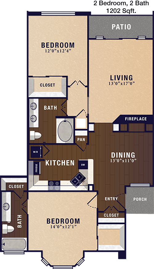 B3 floorplan layout