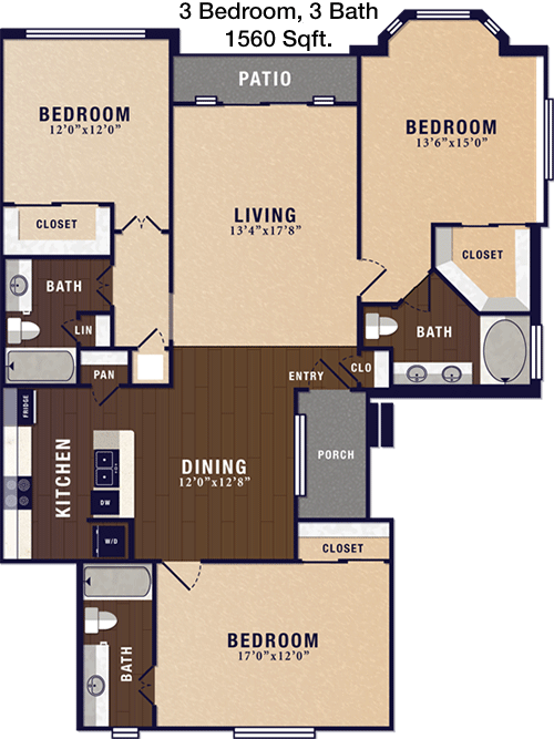 C1 floorplan layout
