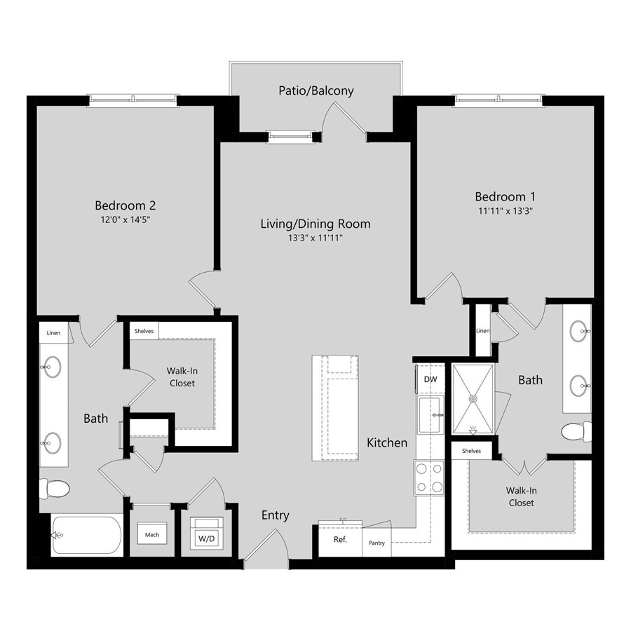 B5-80 floorplan layout
