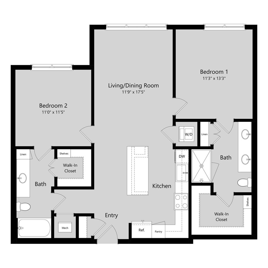 B1 floorplan layout