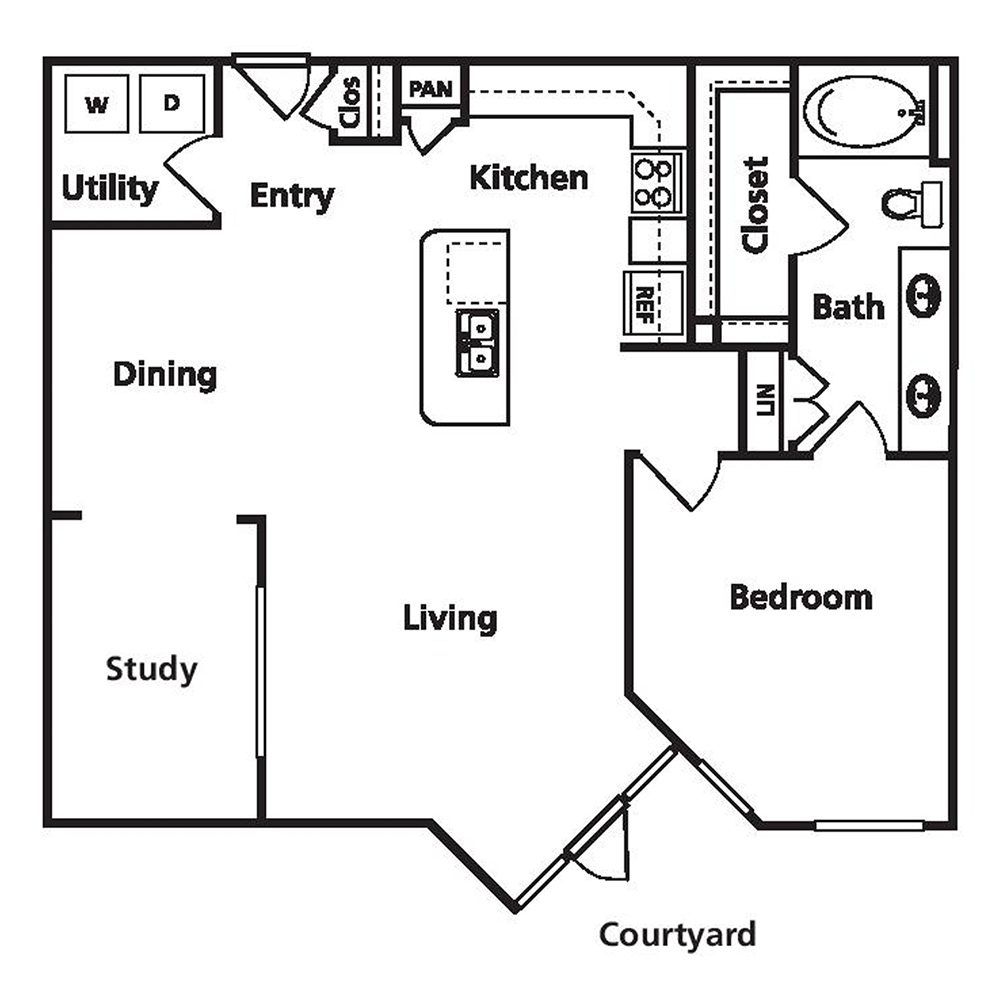 C floorplan layout