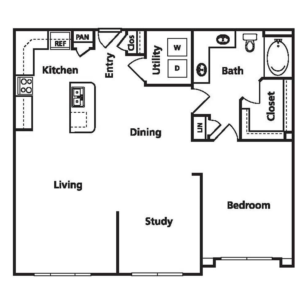 C1B floorplan layout
