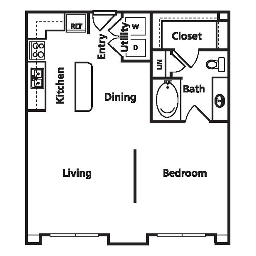AA floorplan layout