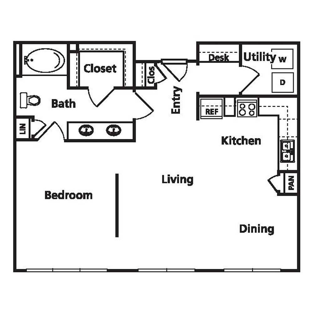 B floorplan layout