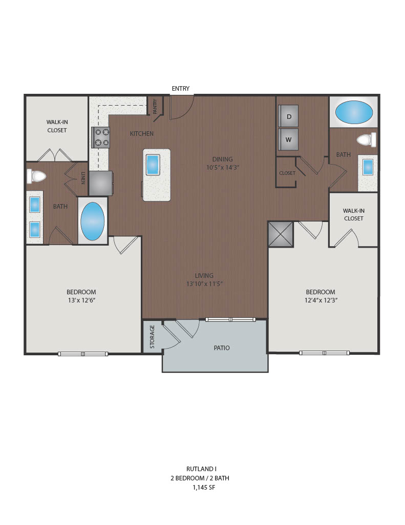 Rutland I floorplan layout