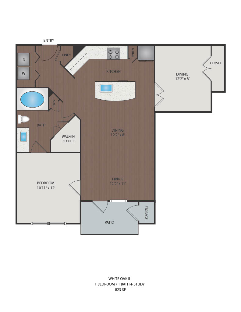 White Oak II floorplan layout