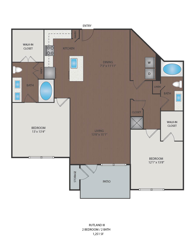 Rutland III floorplan layout