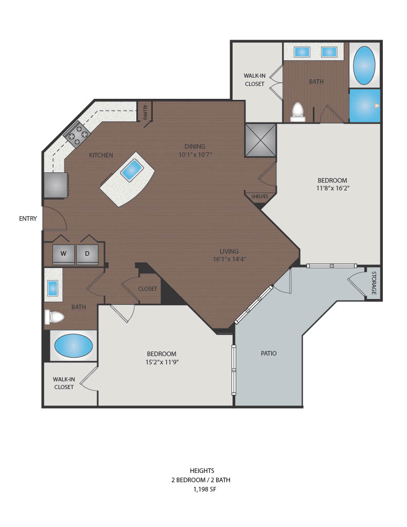 Heights floorplan layout