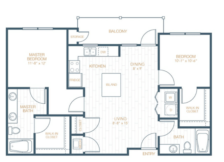 B2 floorplan layout