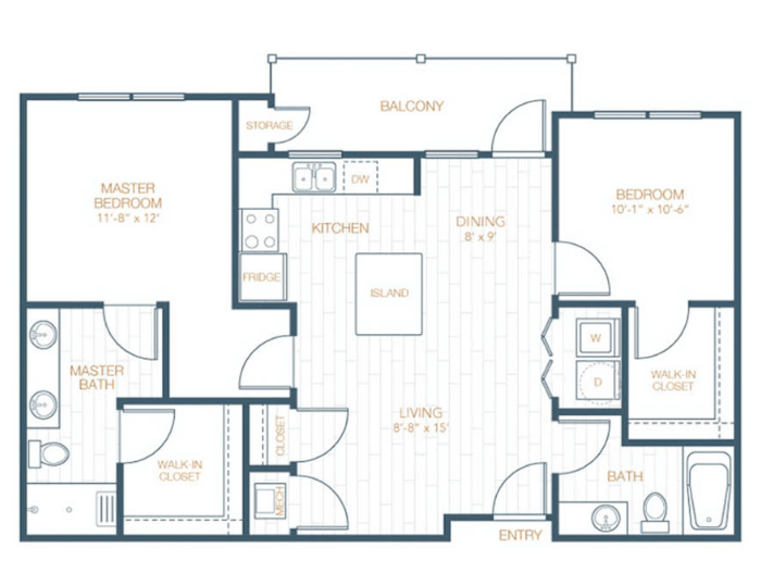B2 ANSI floorplan layout