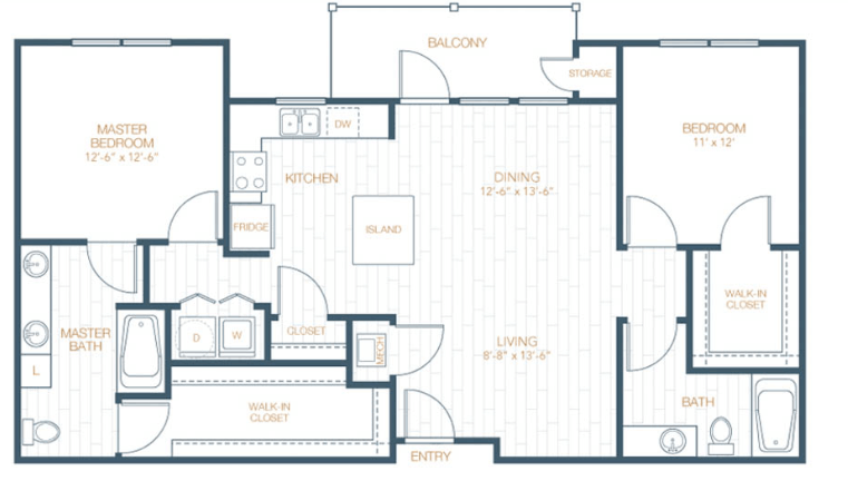 B3 floorplan layout