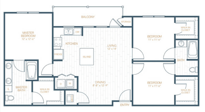 C1 floorplan layout