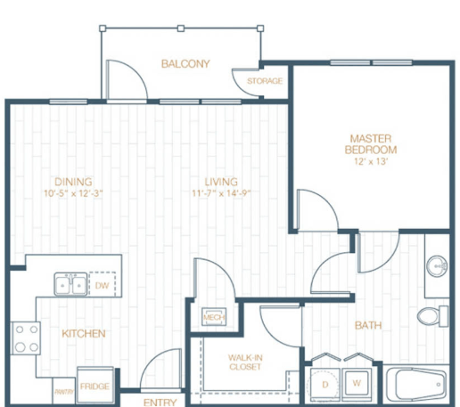 A2 floorplan layout