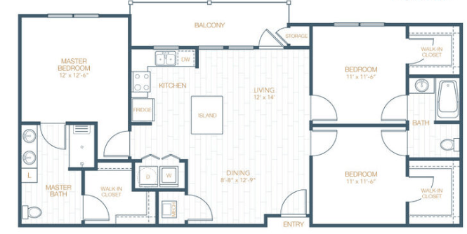 C1 ANSI floorplan layout