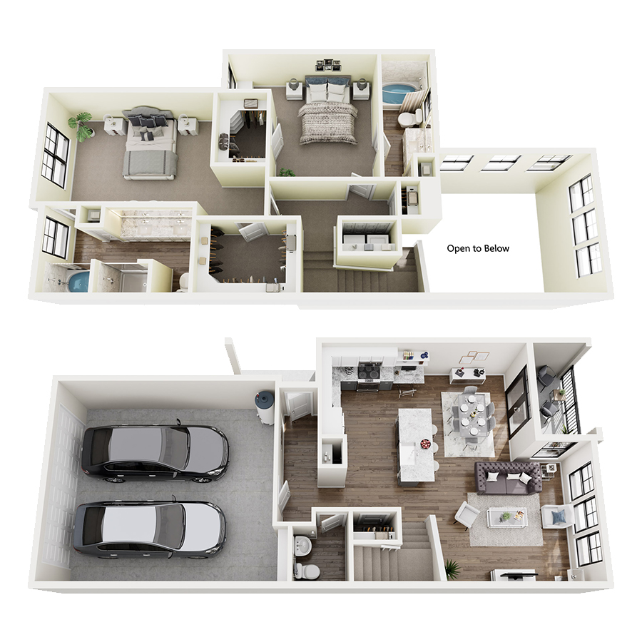 TH-B1 floorplan layout