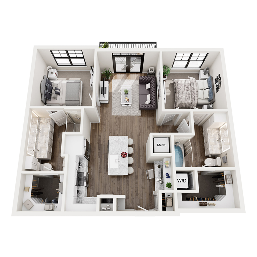 B1 floorplan layout