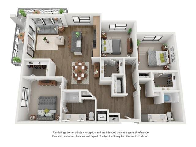 C1 floorplan layout