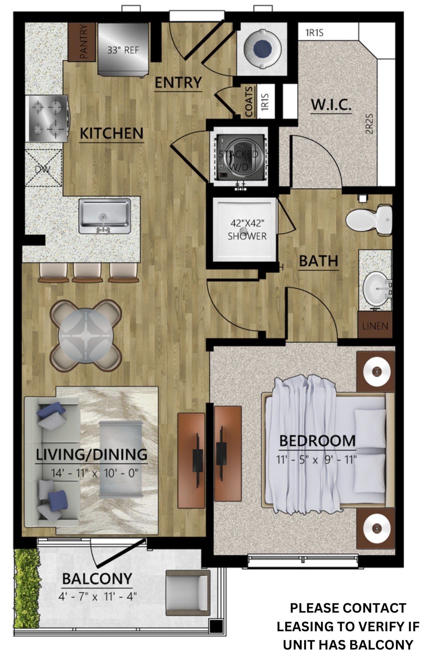 Minimalist | A1 floorplan layout