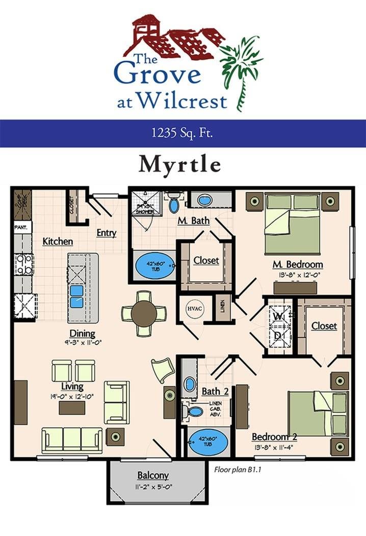 C1 floorplan layout