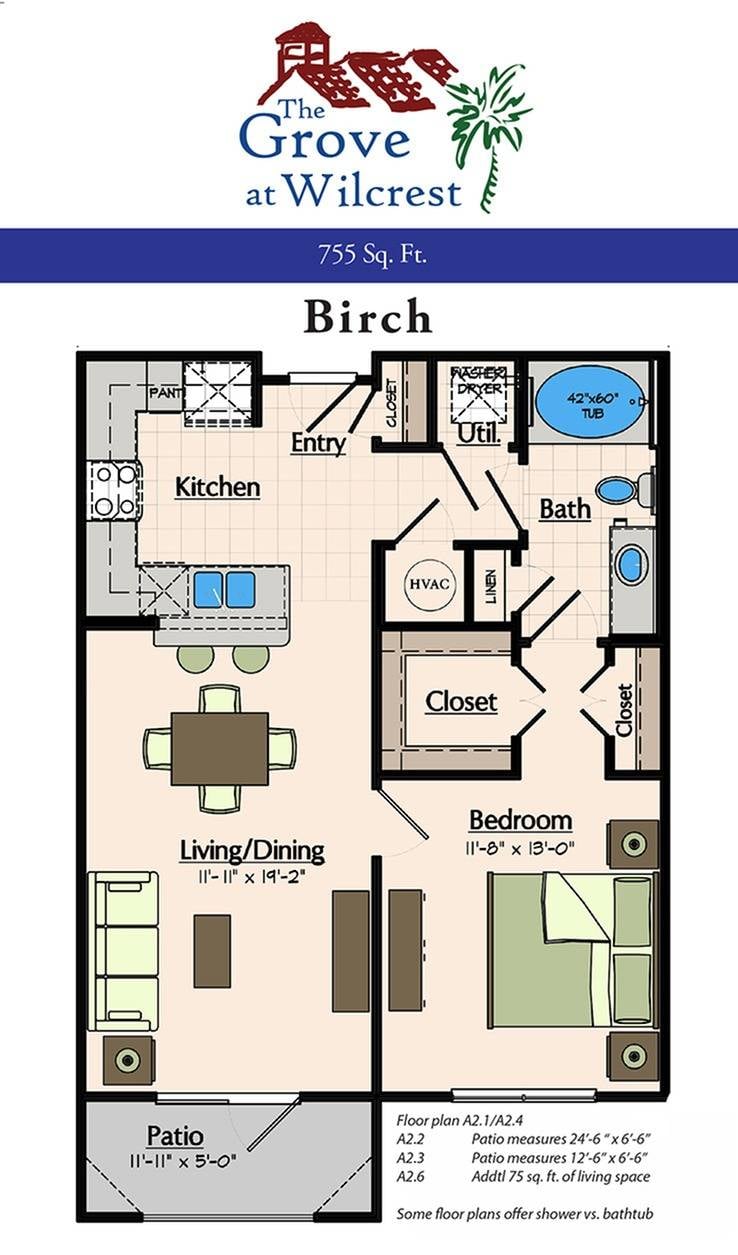 A2 floorplan layout