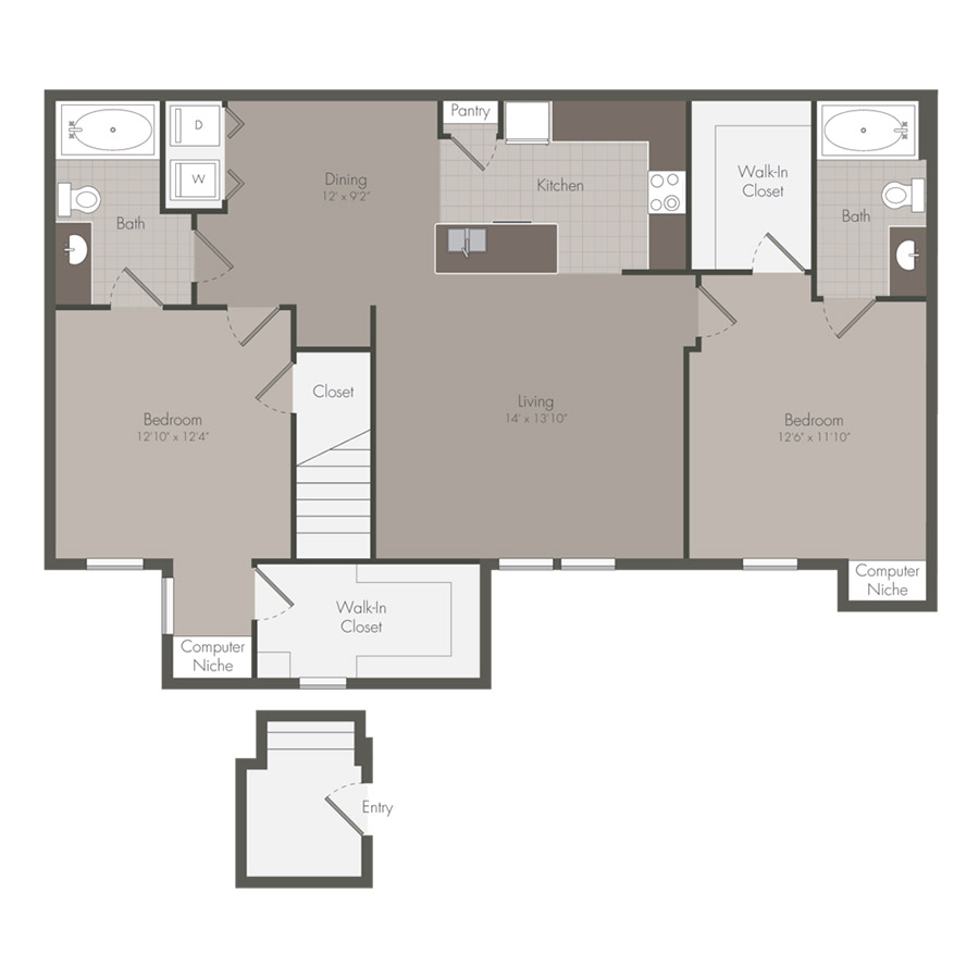 B2-2 floorplan layout