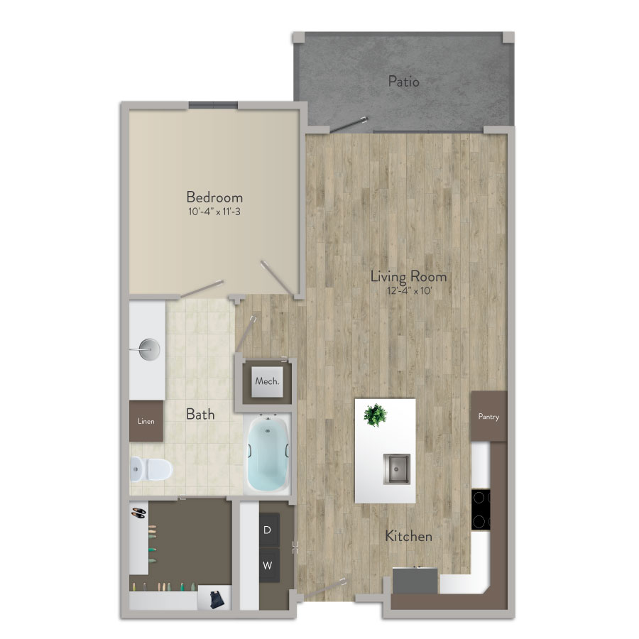 A2 floorplan layout