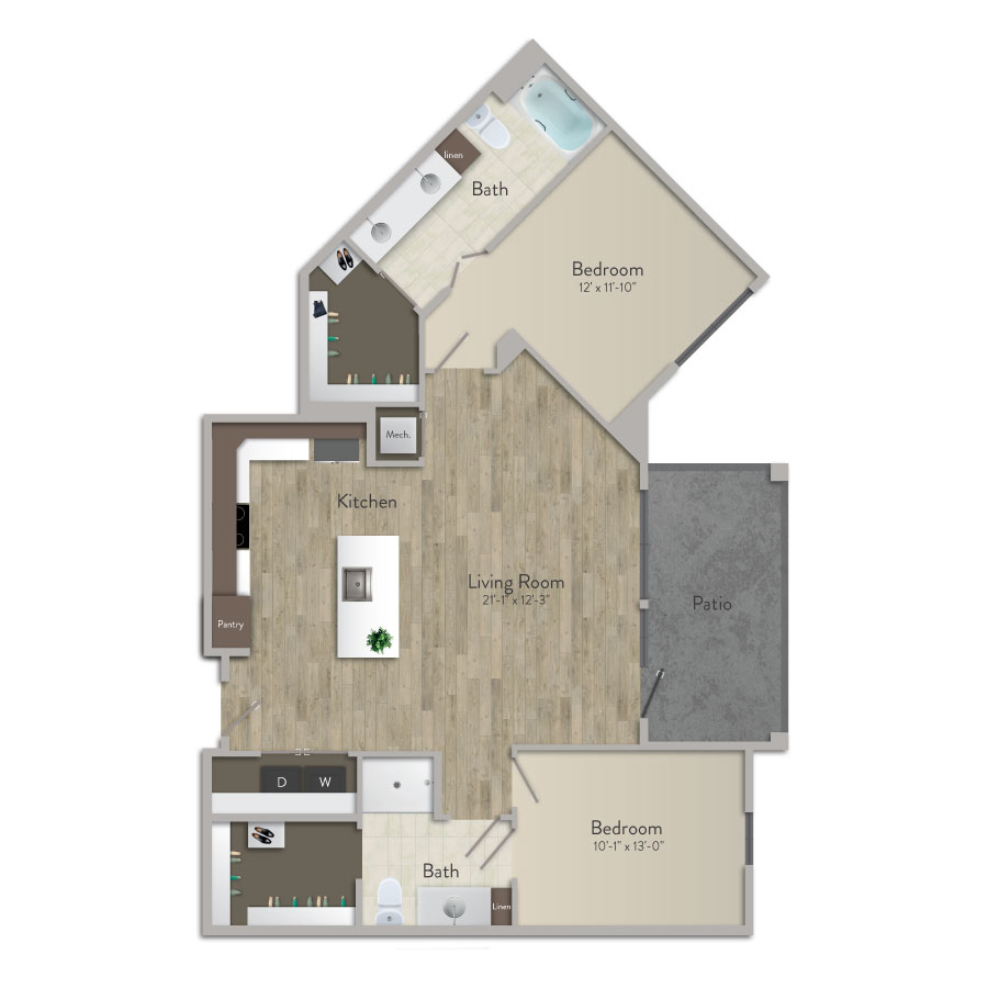 B3 floorplan layout