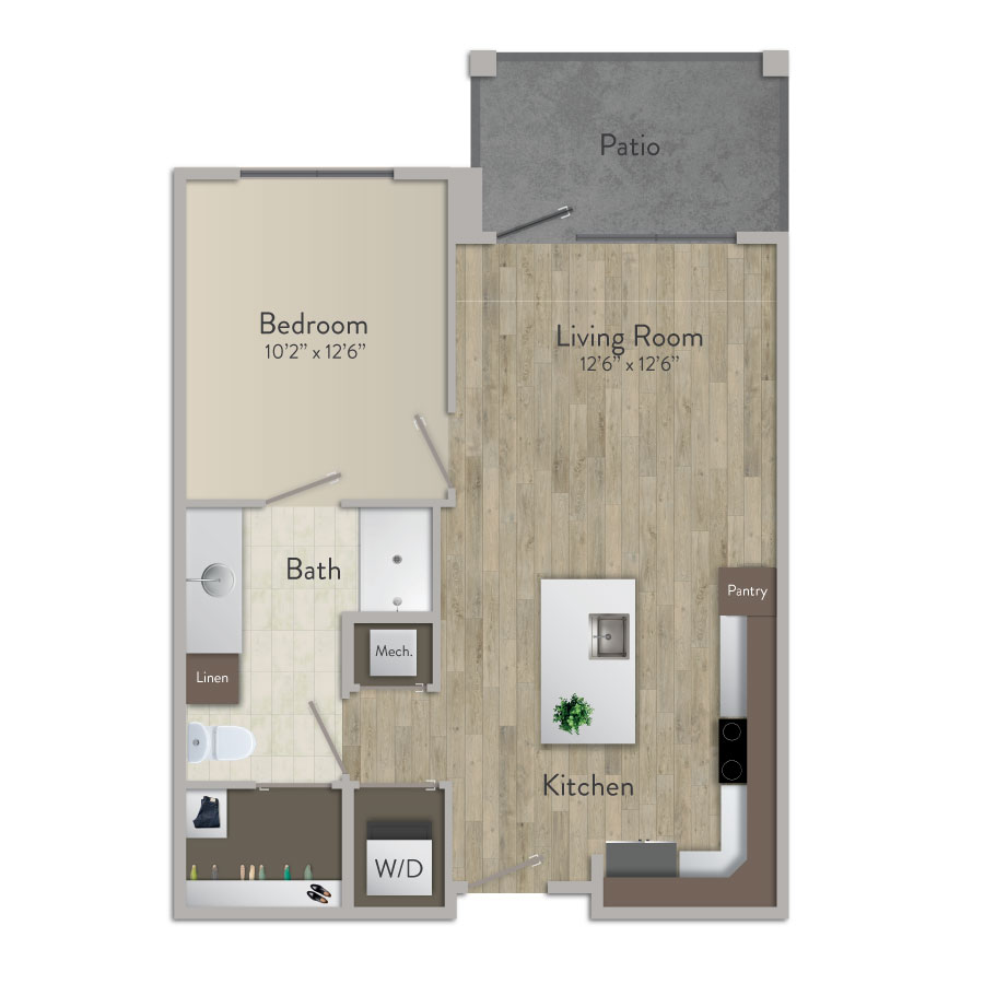 A1 floorplan layout