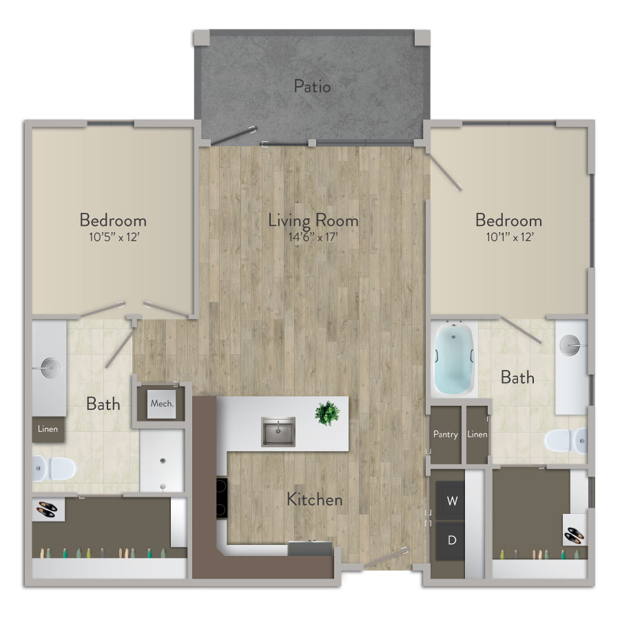 B1 floorplan layout