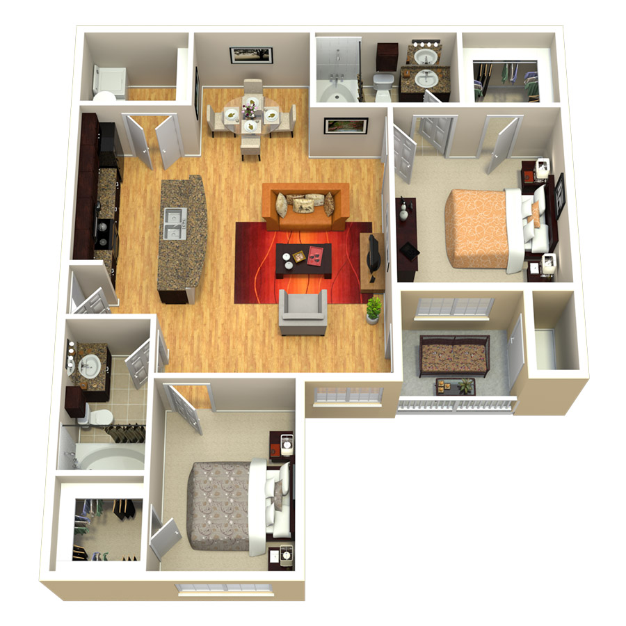 B2 floorplan layout