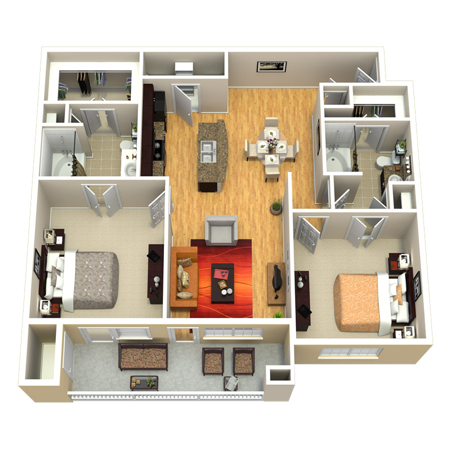 B3 floorplan layout