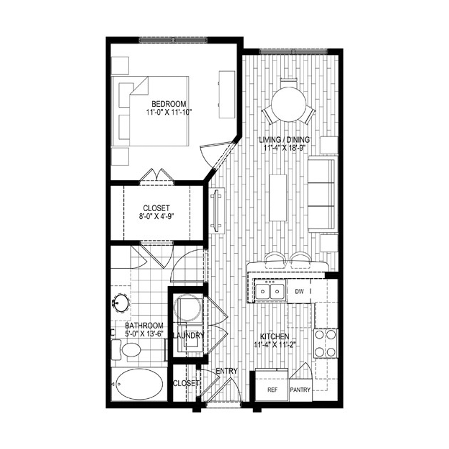 A0 floorplan layout
