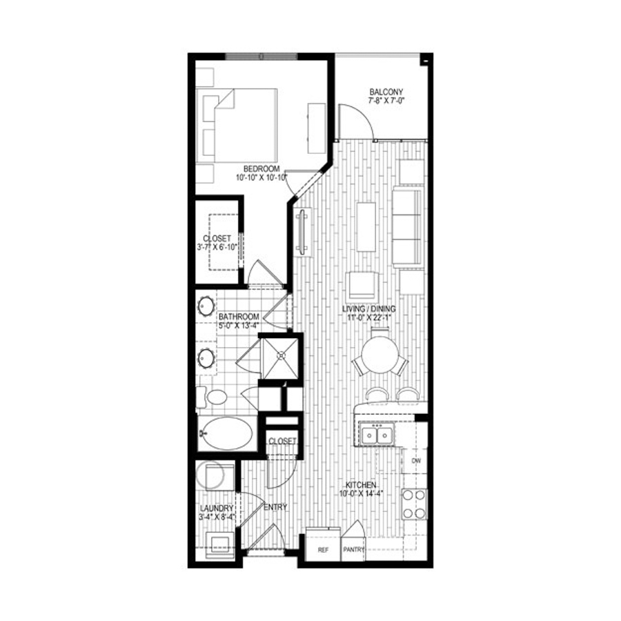 L1 floorplan layout