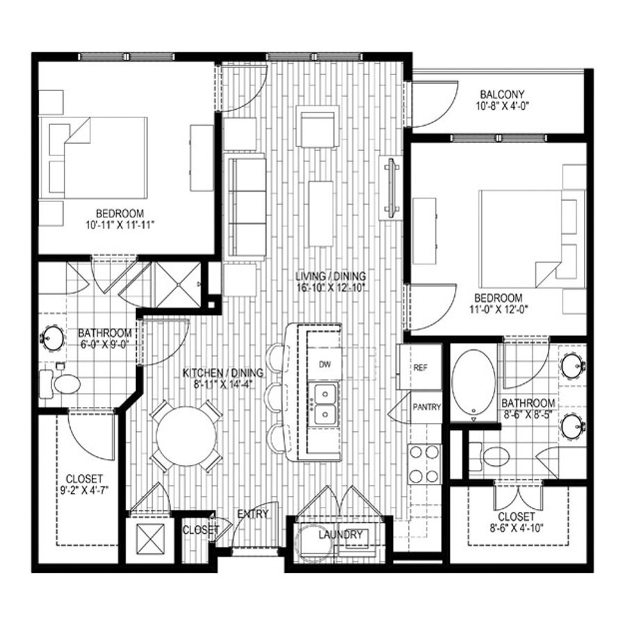 B1 floorplan layout