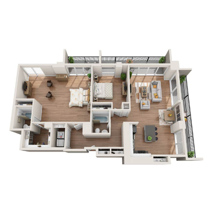 The Capital floorplan layout