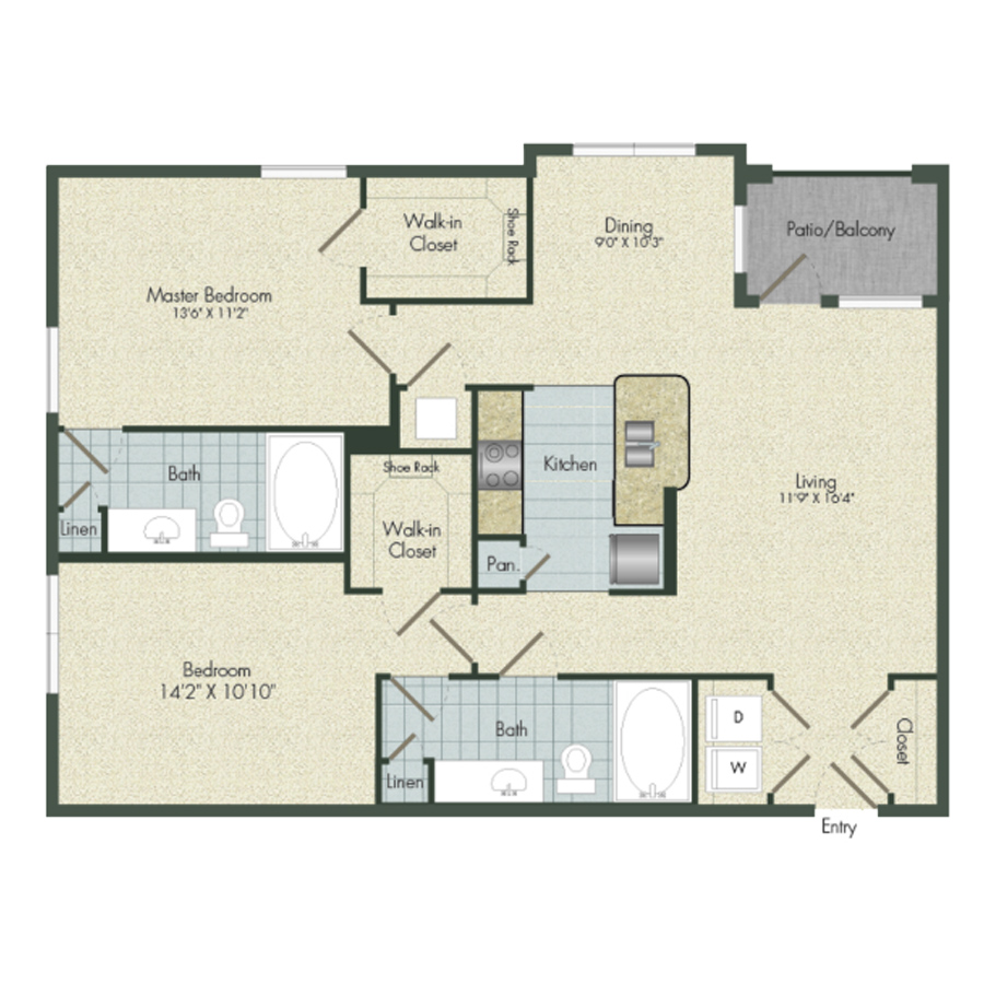 B1 floorplan layout