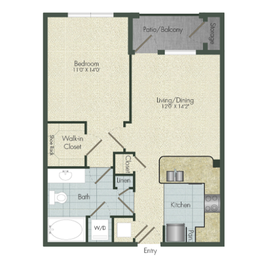 A1 floorplan layout