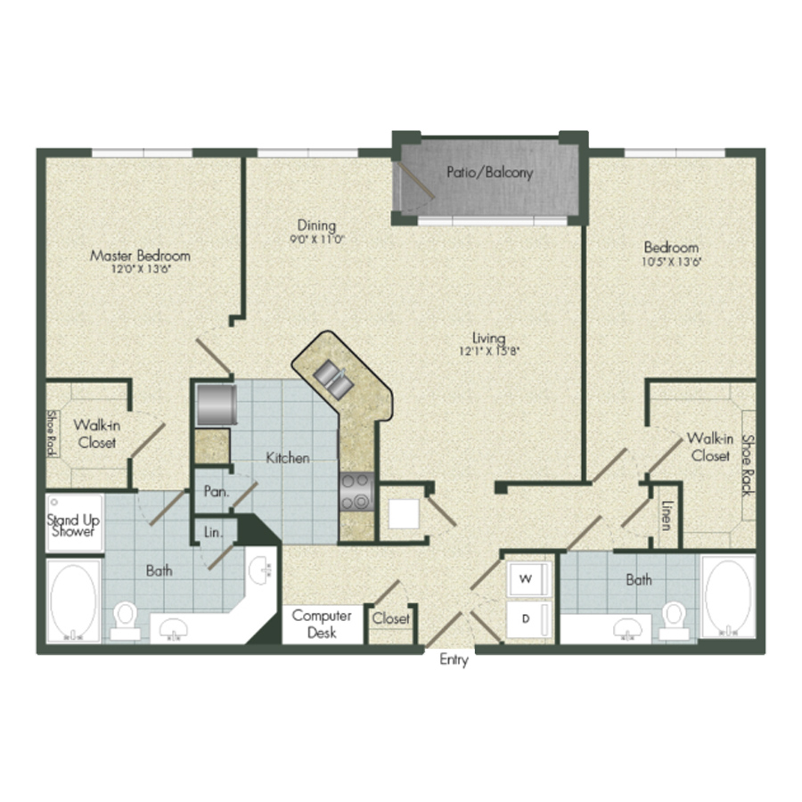 B2 floorplan layout