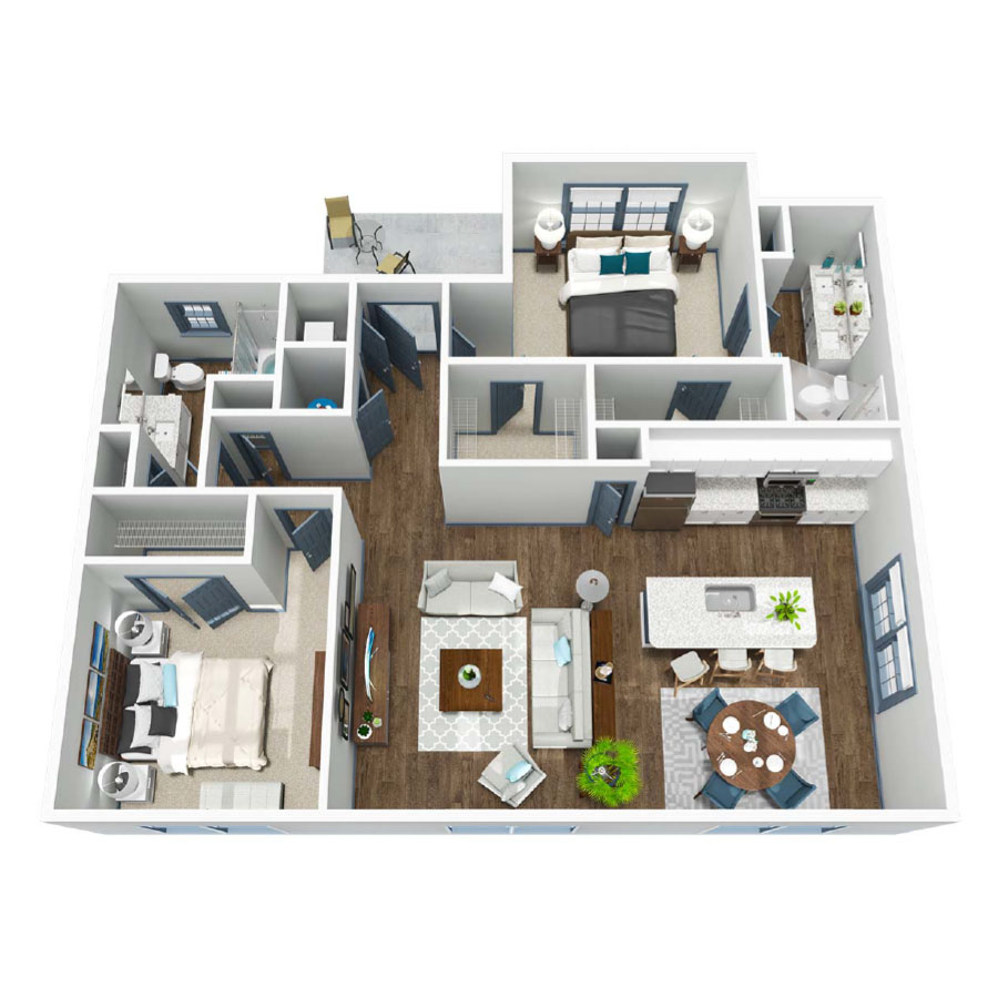 B2 floorplan layout