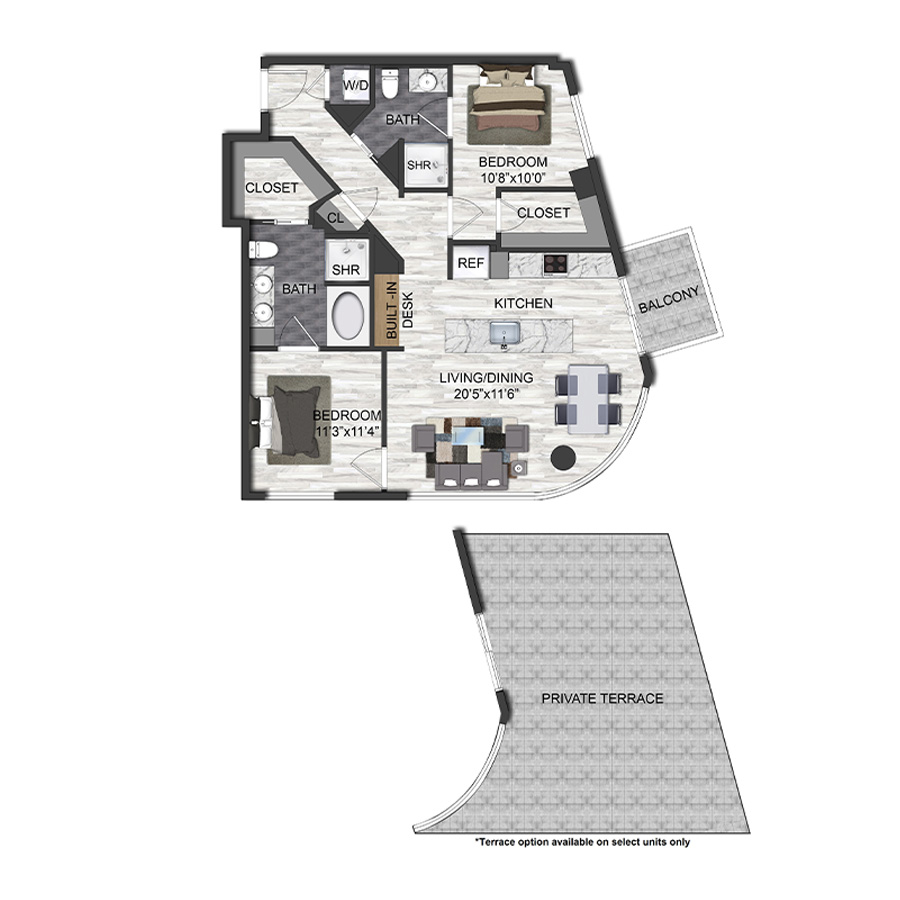 B2 floorplan layout