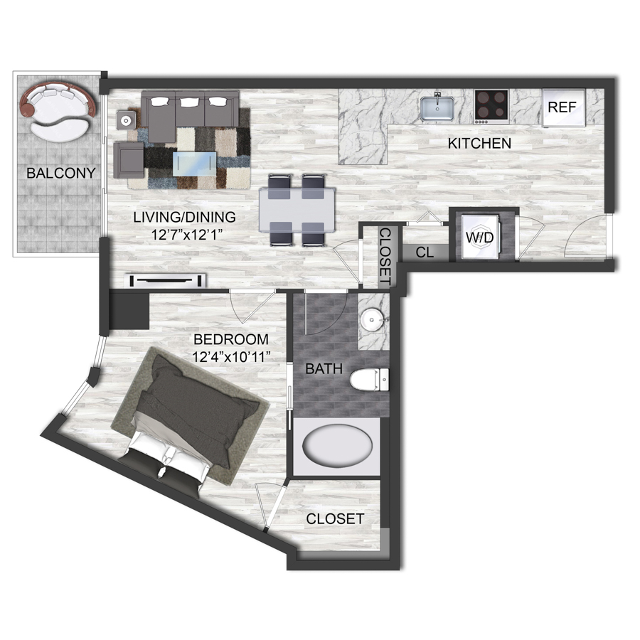 A1 floorplan layout