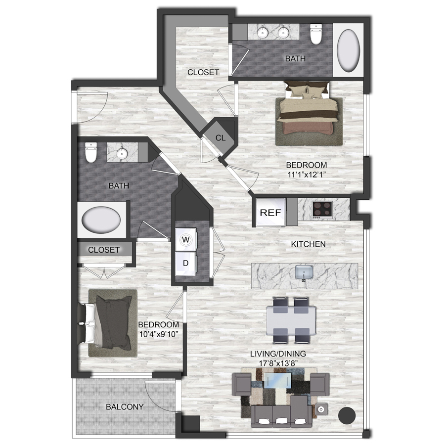 B3 floorplan layout