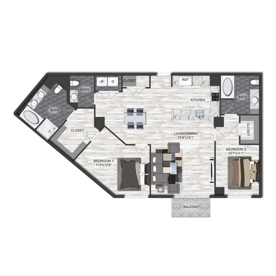 B8 floorplan layout