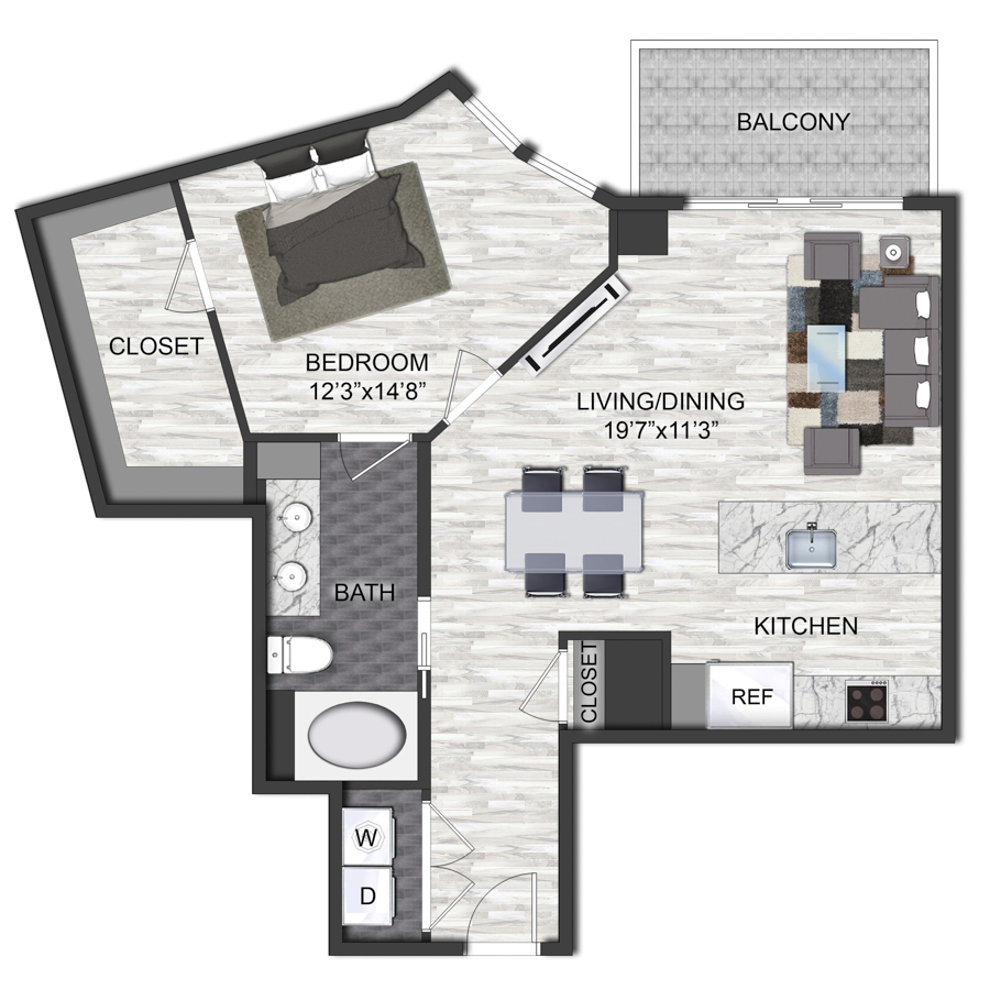 A10 floorplan layout