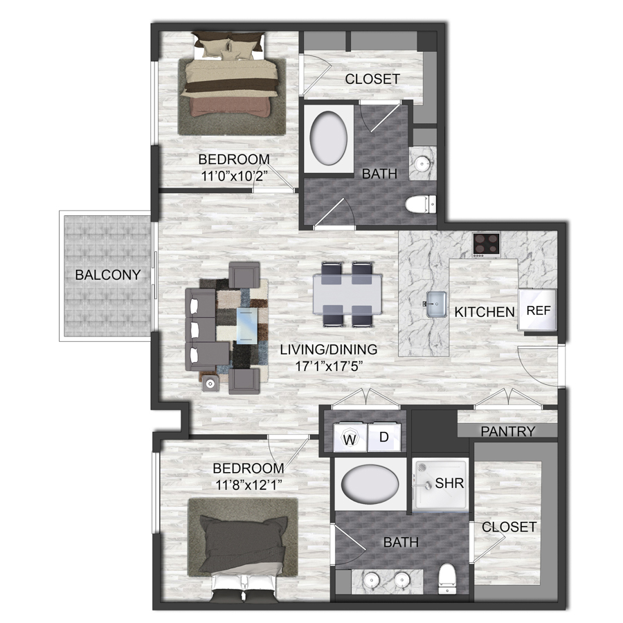 B1 floorplan layout