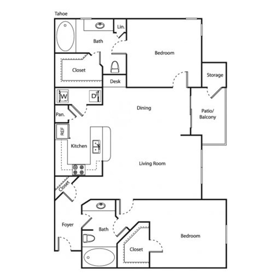 Tahoe floorplan layout