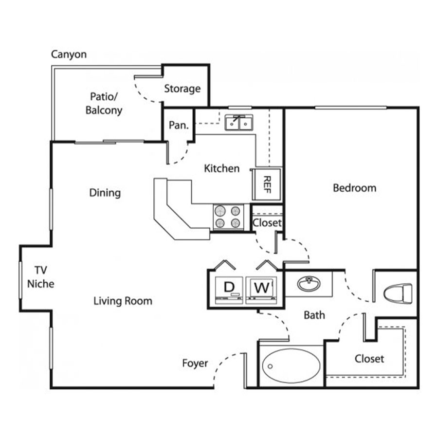 Canyon floorplan layout