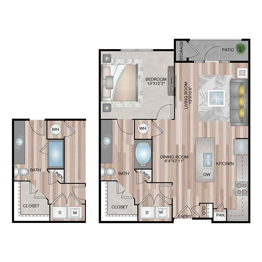 A6 floorplan layout