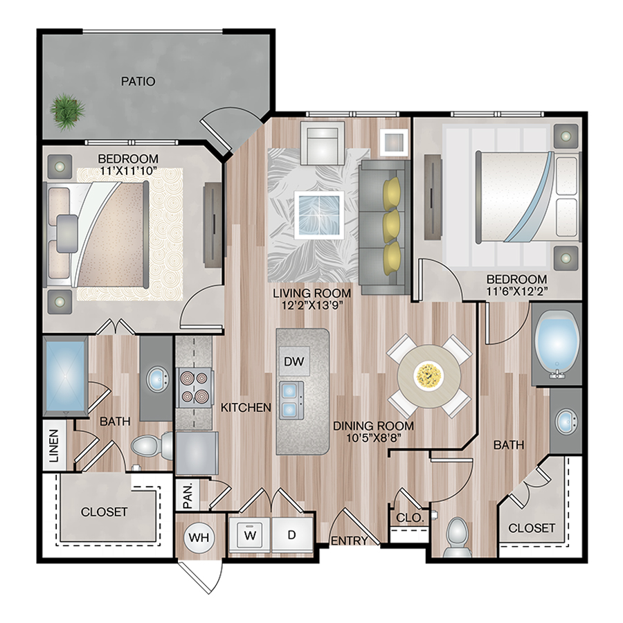 B1.P8 floorplan layout